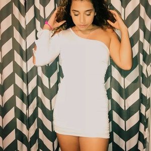 One shoulder dress
